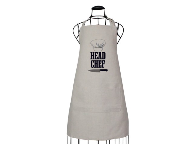 full length bbq apron for the head chef of the bbq